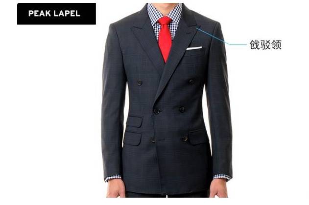 薩維諾西服戧駁領